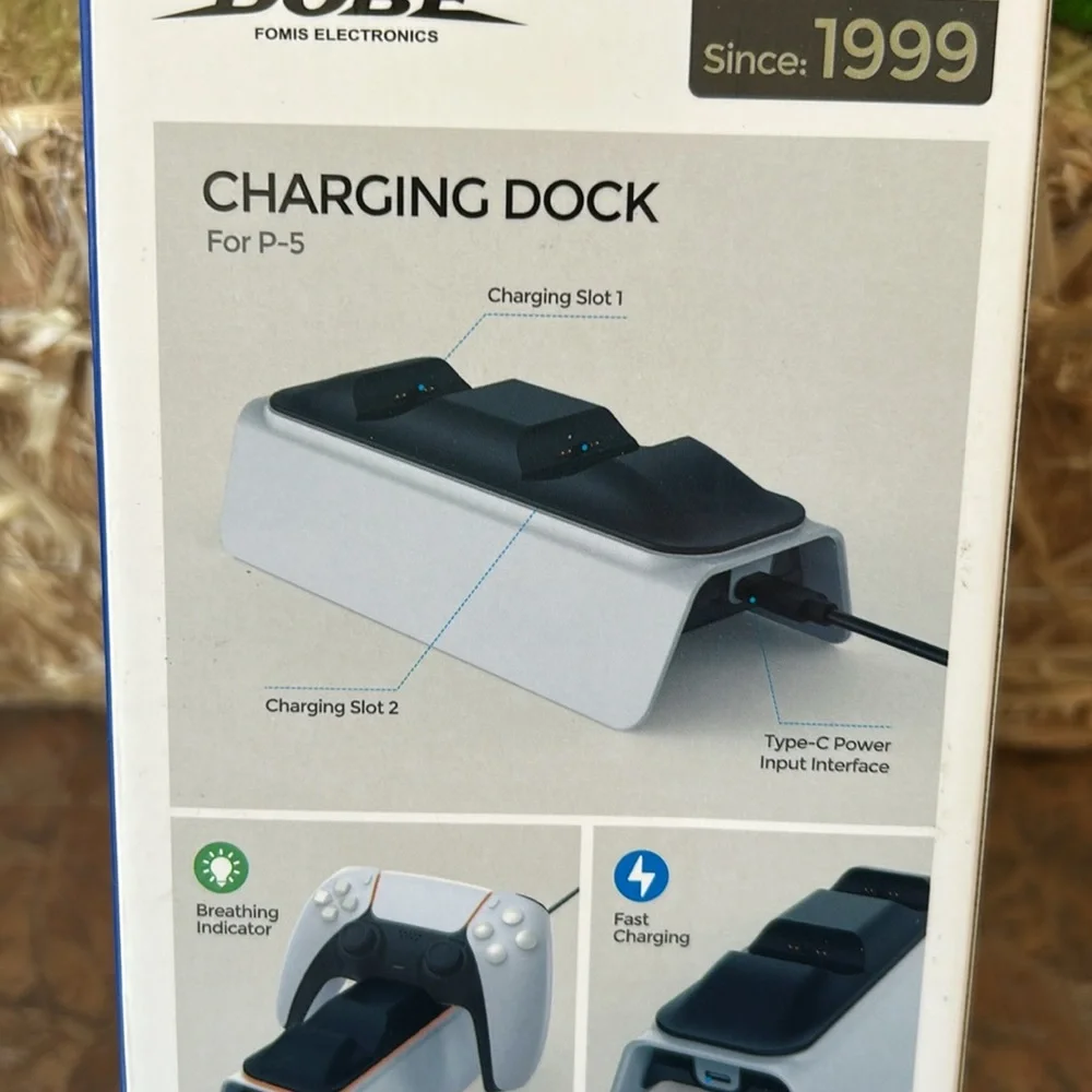 Dobe PS5 dual charging dock
